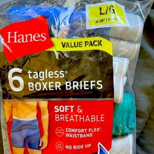 New boxer briefs, size L